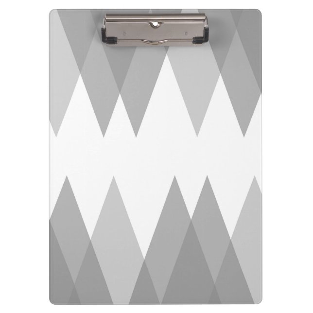 Porte-bloc Triangles gris (Devant)