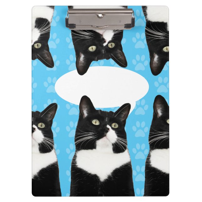 Porte-bloc Triple Cute Kitty Make Statement Fun Art (Devant)