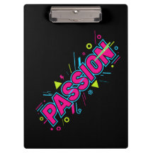 Typographie Passion Vibrante - Aesthétique Pop Art