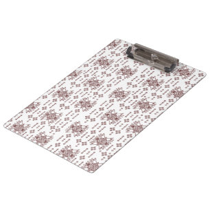 Porte-bloc Un papier d'emballage blanc symétrique avec un rep