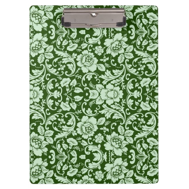 Porte-bloc Une damassé florale antique (Devant)