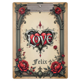 Porte-bloc Une romance gothique. Un style gothique et orné