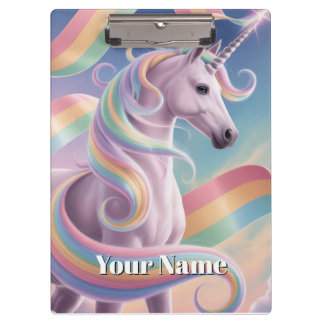 Porte-bloc Unicorn Notebook, Magical Rainbow Stars Unicorn 