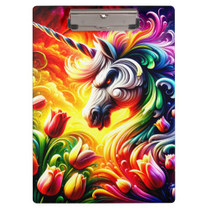 Porte-bloc Unicorne en colère