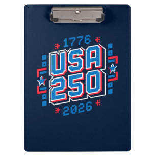 Porte-bloc USA 250 - 1776 à 2026 Pixel Art