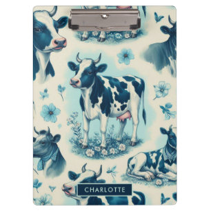 Porte-bloc Vache de ferme vintage sans joint