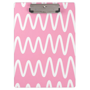 Porte-bloc Vague n° 6 - Presse-papiers (Rose flamant)