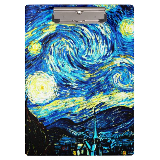 Porte-bloc Van Gogh - Starry Night (Devant)