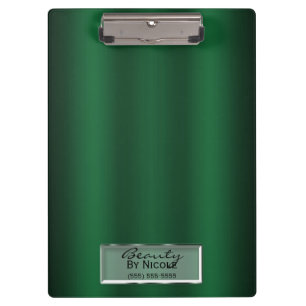 Porte-bloc Vernis Vert Éclat Élégant Glam Personnalisé