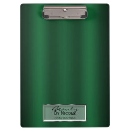 Porte-bloc Vernis Vert Élégant Brillant Personnalisé