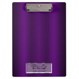 Porte-bloc Vernis Violet Éclat Élégant Chic Glam Personnalisé