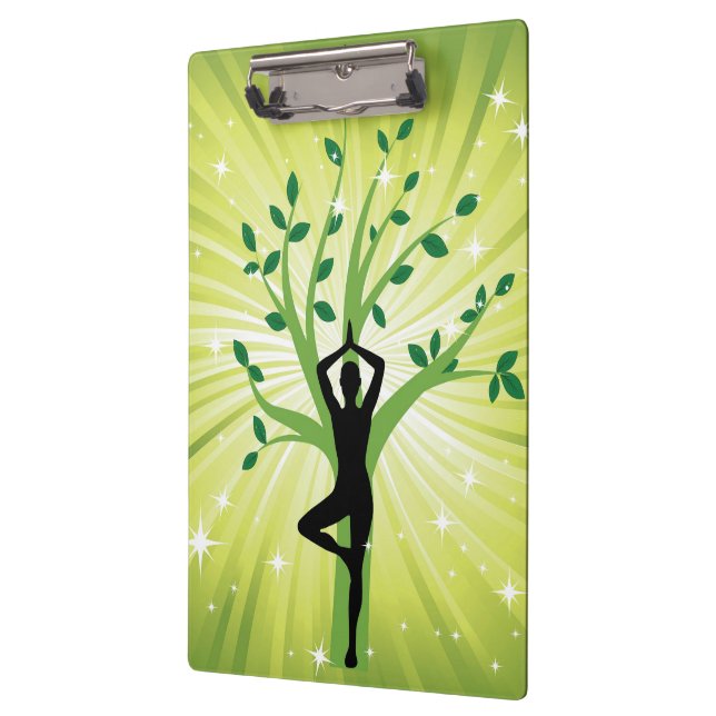 Porte-bloc Vert beau guérisseur yoga yogi chakra énergie chi (Gauche)