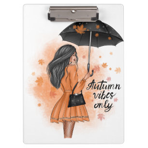 Porte-bloc Vibes Automne Seulement Automne Fashion Girl