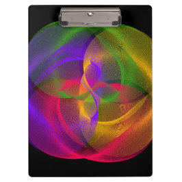 Porte-bloc Vibrant Glossy Finish Geometric Clipboard