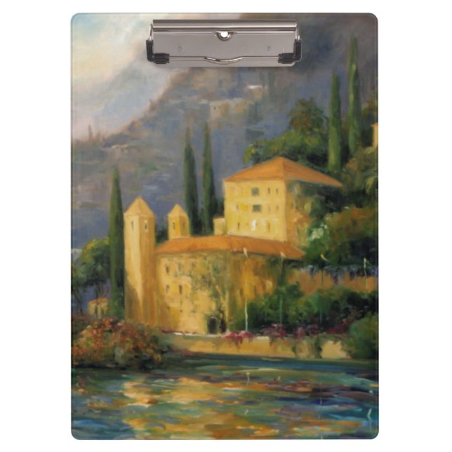 Porte-bloc Villa de lac (Devant)