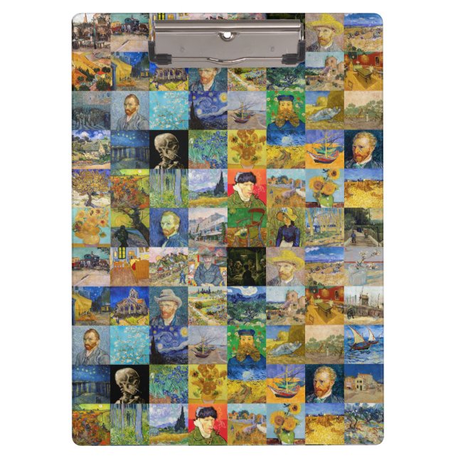 Porte-bloc Vincent van Gogh - chefs-d'oeuvre Mosaic Patchwork (Devant)