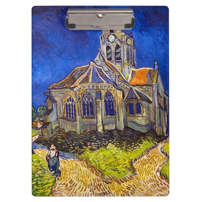 Porte-bloc Vincent van Gogh - L'église d'Auvers (Devant)