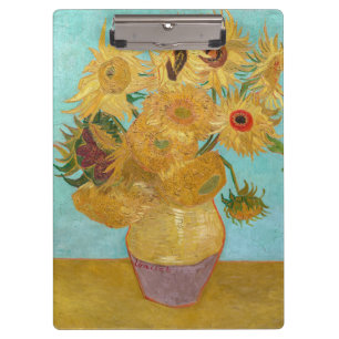 Porte-bloc Vincent Van Gogh - Vase avec douze tournesols