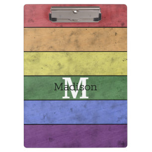 Porte-bloc Vintage drapeau LGBT orgueil écarlate arc-en-ciel 
