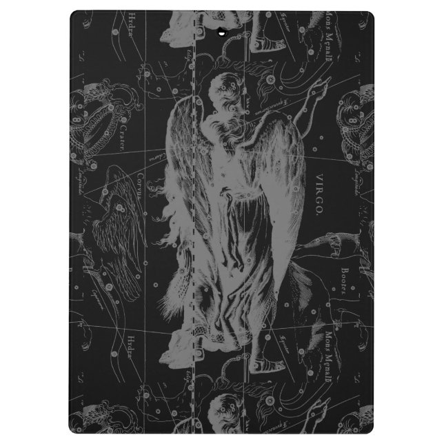 Porte-bloc Virgo Constellation Hevelius 1690 (Dos)