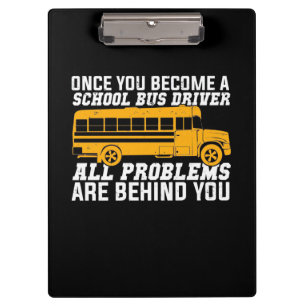 Porte-bloc Vous Devenez Un Conducteur De Bus Scolaire