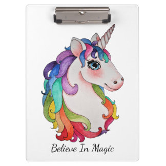 Porte-bloc Watercolor Unicorn