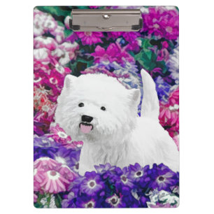 Porte-bloc West Highland White Terrier Peinture Chien Art
