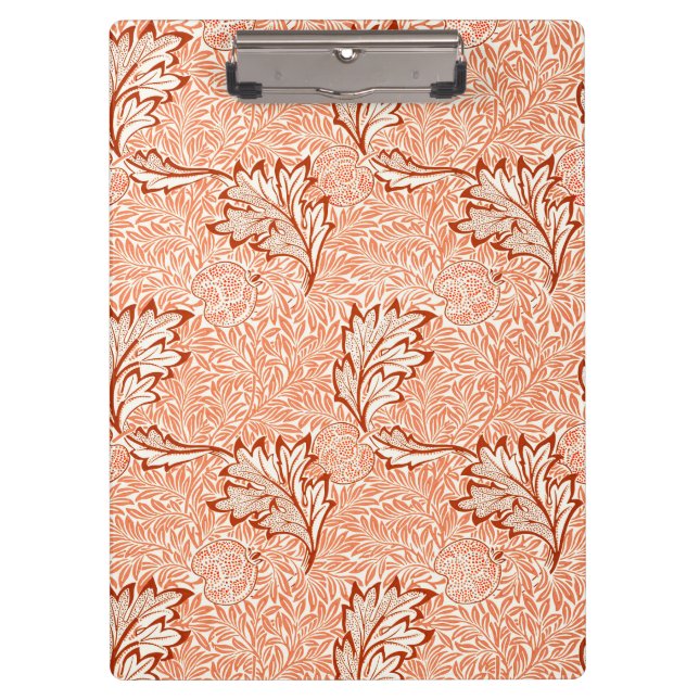 Porte-bloc William Morris Botanical Apple Design (Devant)