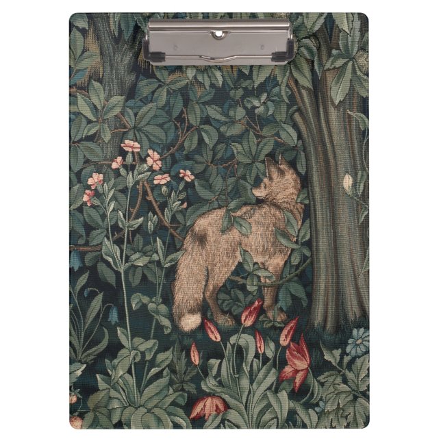 Porte-bloc William Morris Faune sauvage Fox (Devant)