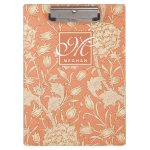 Porte-bloc William Morris - Monogramme de tulipes sauvages Ar