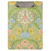 Wm Morris Myrtle Floral Art Nouveau Pastel