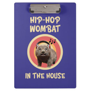 Porte-bloc Wombat Hip-hop Drôle dans la Maison