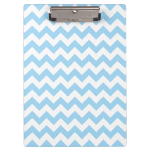Porte-bloc Zigzag bleu, Chevron bleu, Motif géométrique