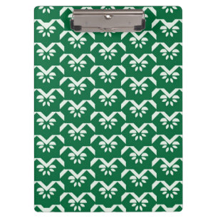 Porte-bloc Zigzag floral vert