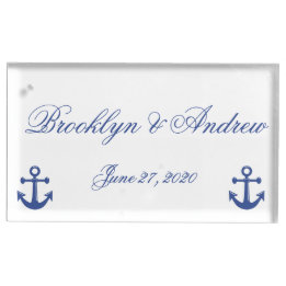Porte-cartes De Table Détenteurs de carte-place Mariage nautique