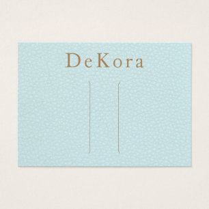 Porte-cheveux en cuir turquoise