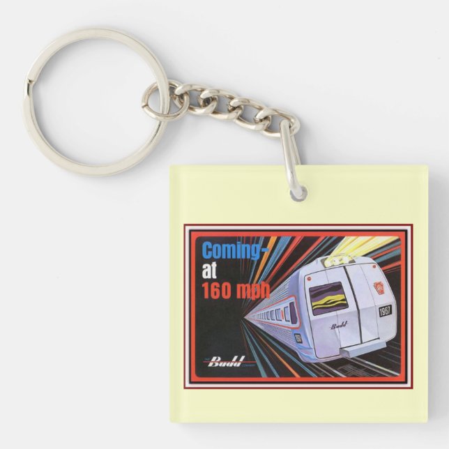 Porte - clé 1967 de Metroliner de chemin de fer de (Devant)