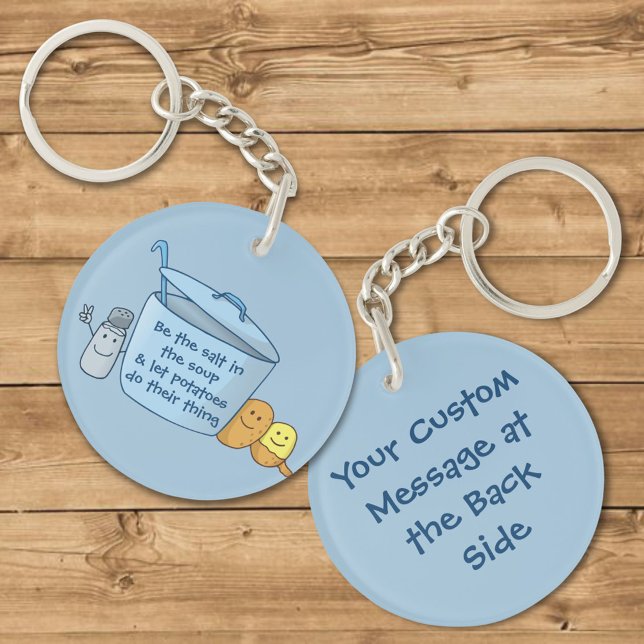 Porte - clé à soupe de pommes de terre salées (Créateur téléchargé)