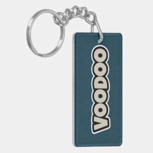 Porte - clé acrylique à jeton Voodoo