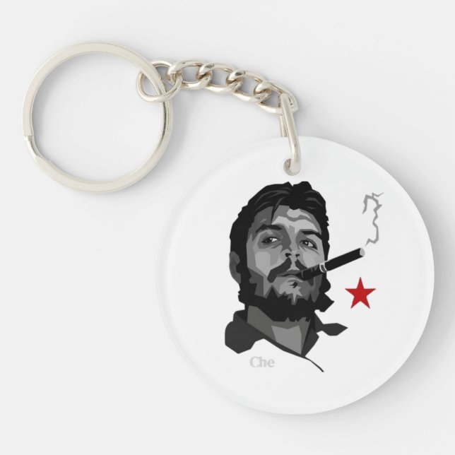 Porte - clé acrylique avec Che GUevara (Devant)