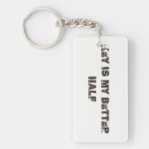 Porte - clé acrylique avec le texte "La clé est ma