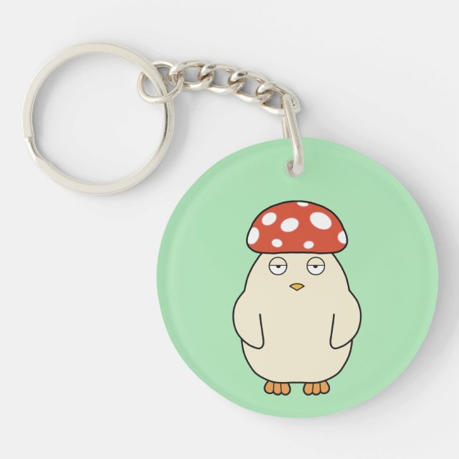 Porte - clé acrylique, Carré (recto unique) (Devant)