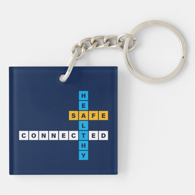 Porte - clé acrylique DCF (Dos)