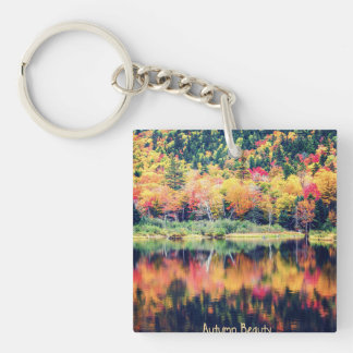 Porte - clé acrylique de beauté d'automne