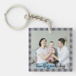 Porte - clé acrylique de la journée de la famille