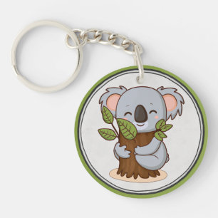 Porte - clé acrylique de l'ours Koala