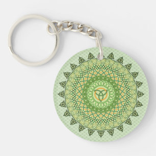 Porte - clé acrylique du jour de St. Patty