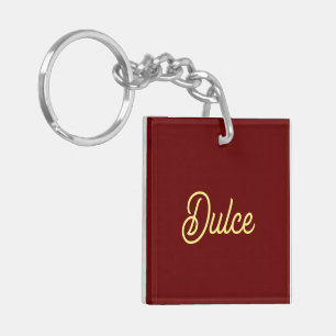 Porte - clé acrylique Dulce