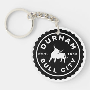 Porte - clé acrylique Durham Bull City Round Seal