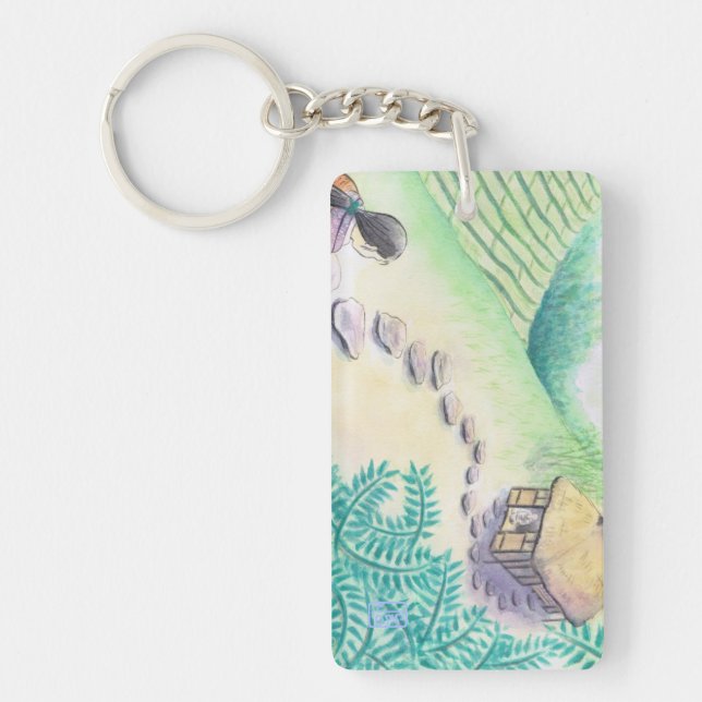 Porte - clé acrylique Furusato (Devant)